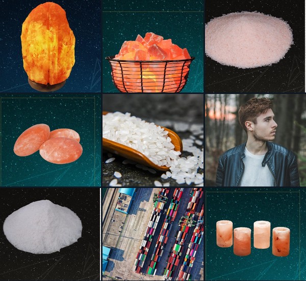 Myer's Trade Services product range — salt lamps, basket lamps, kitchenware, wellness products