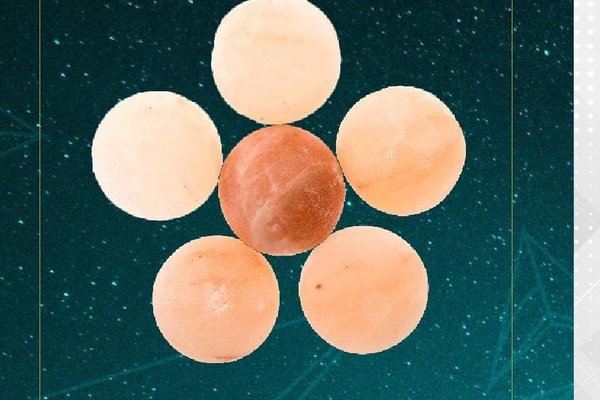 Himalayan salt wellness and spa products — massage stones, bath salts, inhalers